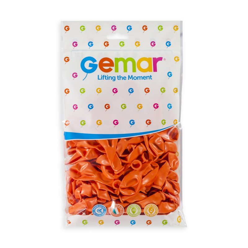 Gemar Latexballon A50 5"/13cm #031 Metallic Orange