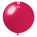 1x Latexballon G220 30"/75cm DM #032 Metallic Red