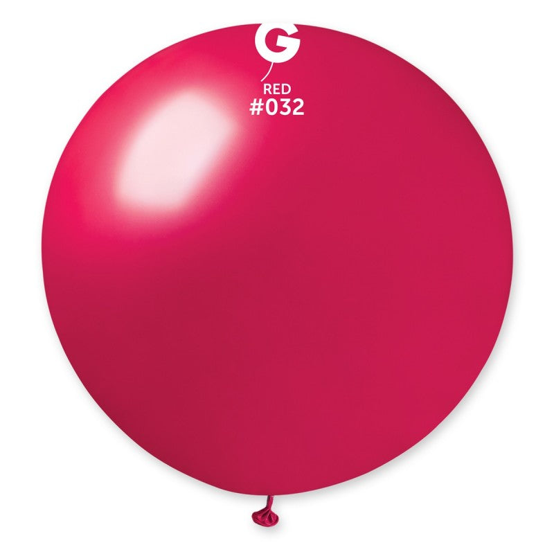 1x Latexballon G220 30"/75cm DM #032 Metallic Red