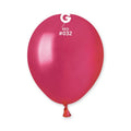 100x Latexballon A50 5"/13cm #032 Metallic Red
