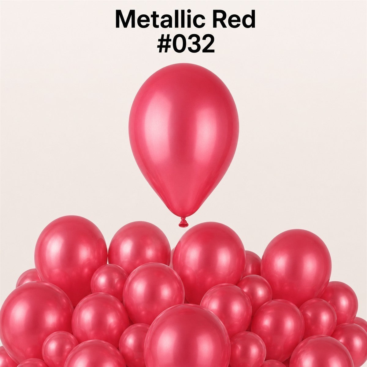 Gemar Latexballon G110 12"/30cm #032 Metallic Red
