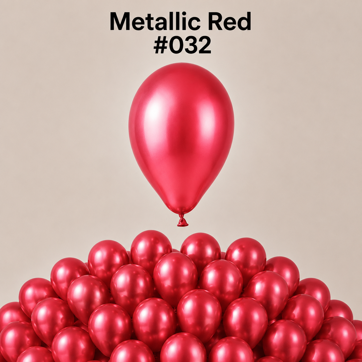 Gemar Latexballon A50 5"/13cm #032 Metallic Red