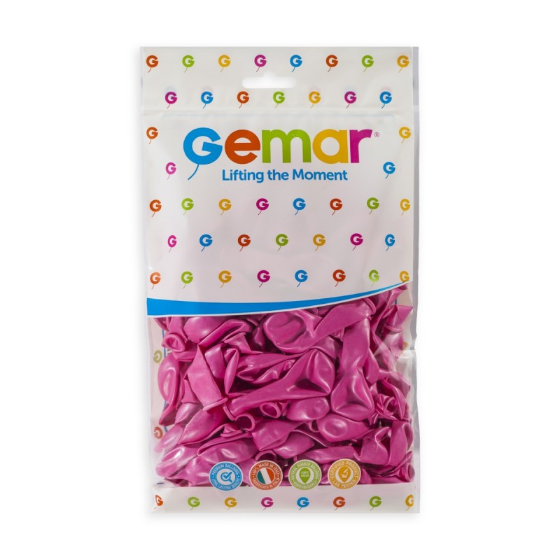 Gemar Latexballon A50 5"/13cm #033 Metallic Pink
