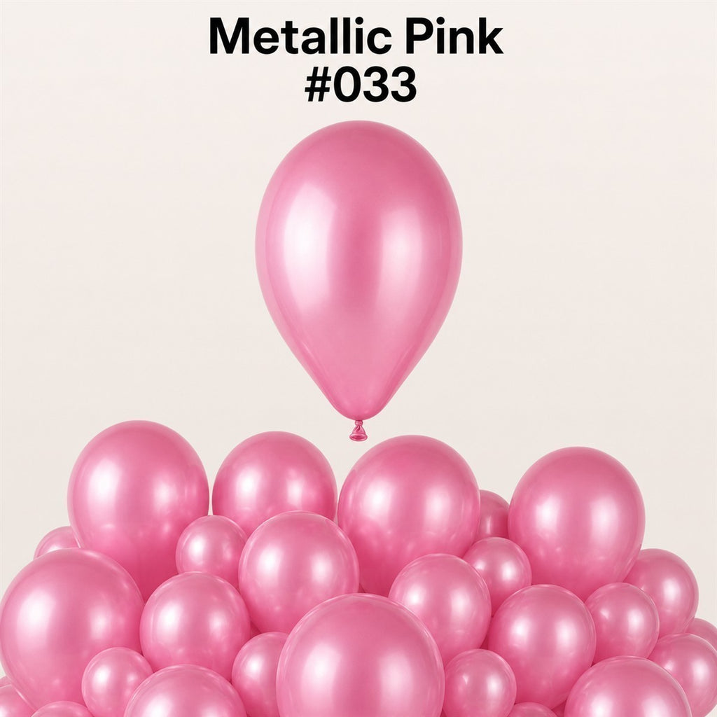 Gemar Latexballon G110 12"/30cm #033 Metallic Pink
