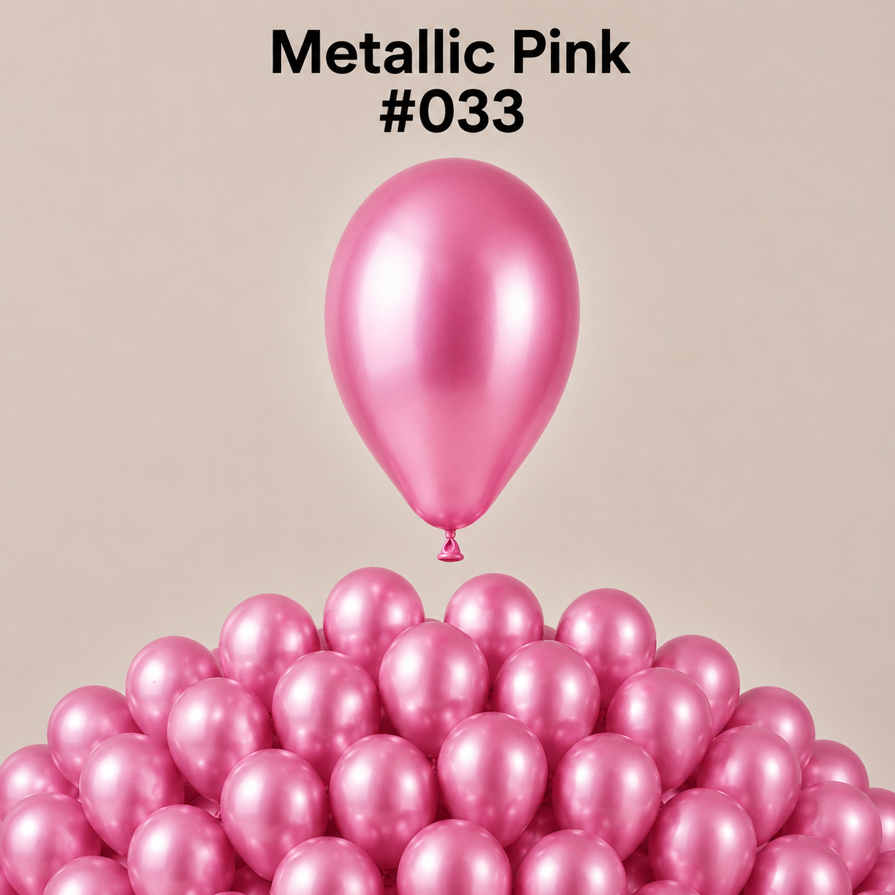 Gemar Latexballon A50 5"/13cm #033 Metallic Pink