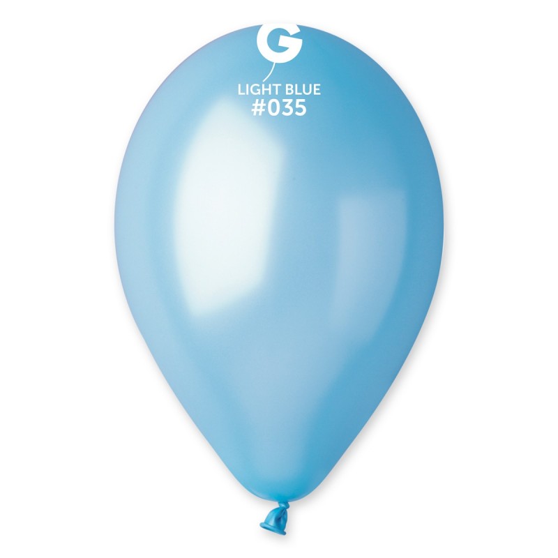 Latexballon G110 12"/30cm #035 Metallic Light Blue