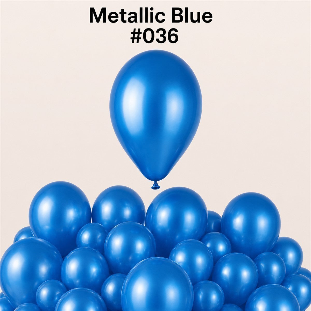 Gemar Latexballon G110 12"/30cm #036 Metallic Blue