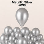 Gemar Latexballon G110 12"/30cm #038 Metallic Silver