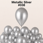 Gemar Latexballon G110 12"/30cm #038 Metallic Silver