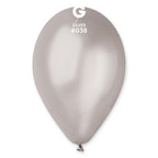 Gemar Latexballon G110 12"/30cm #038 Metallic Silver