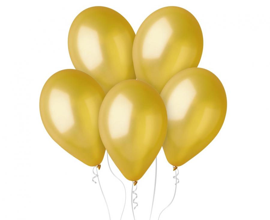 100x Latexballon 12"/30cm #039 Metallic Gold