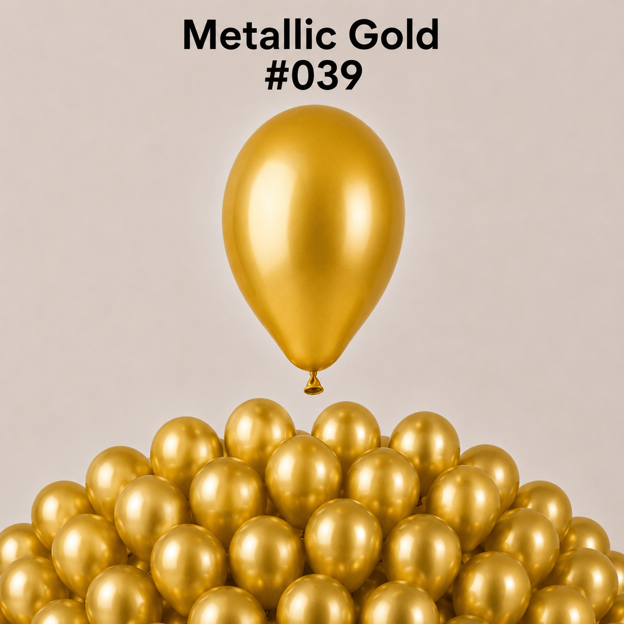 Gemar Latexballon A50 5"/13cm #039 Metallic Gold