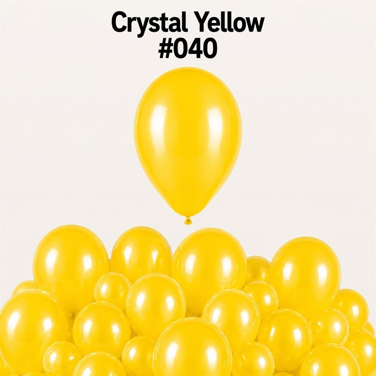 Gemar Latexballon G110 12"/30cm #040 Crystal Yellow
