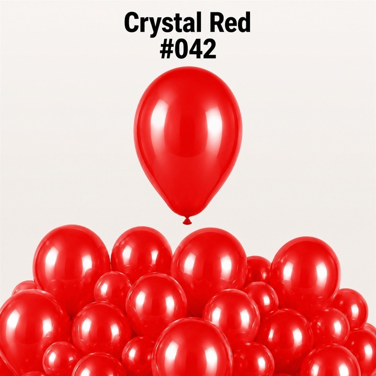 Gemar Latexballon G110 12"/30cm #042 Crystal Red