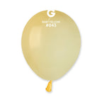 Gemar Latexballon A50 5"/13cm #043 Pastel Baby Yellow