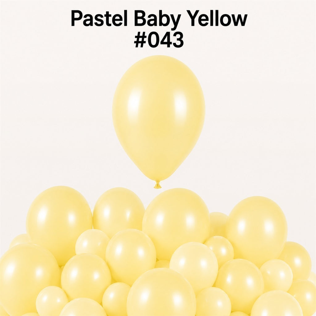 Gemar Latexballon G110 12"/30cm #043 Pastel Baby Yellow