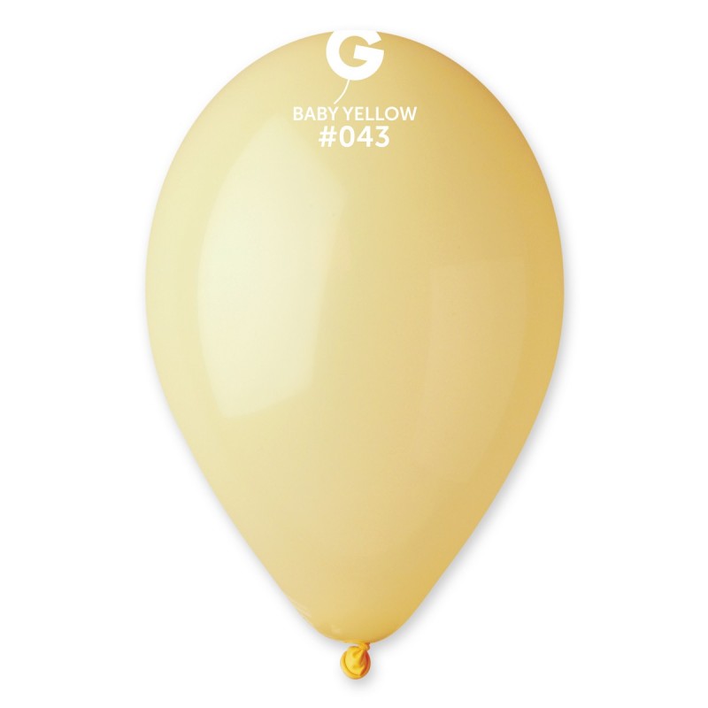 Gemar Latexballon G110 12"/30cm #043 Pastel Baby Yellow