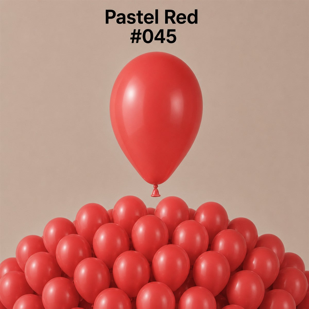 Gemar Latexballon A50 5"/13cm #045 Pastel Red