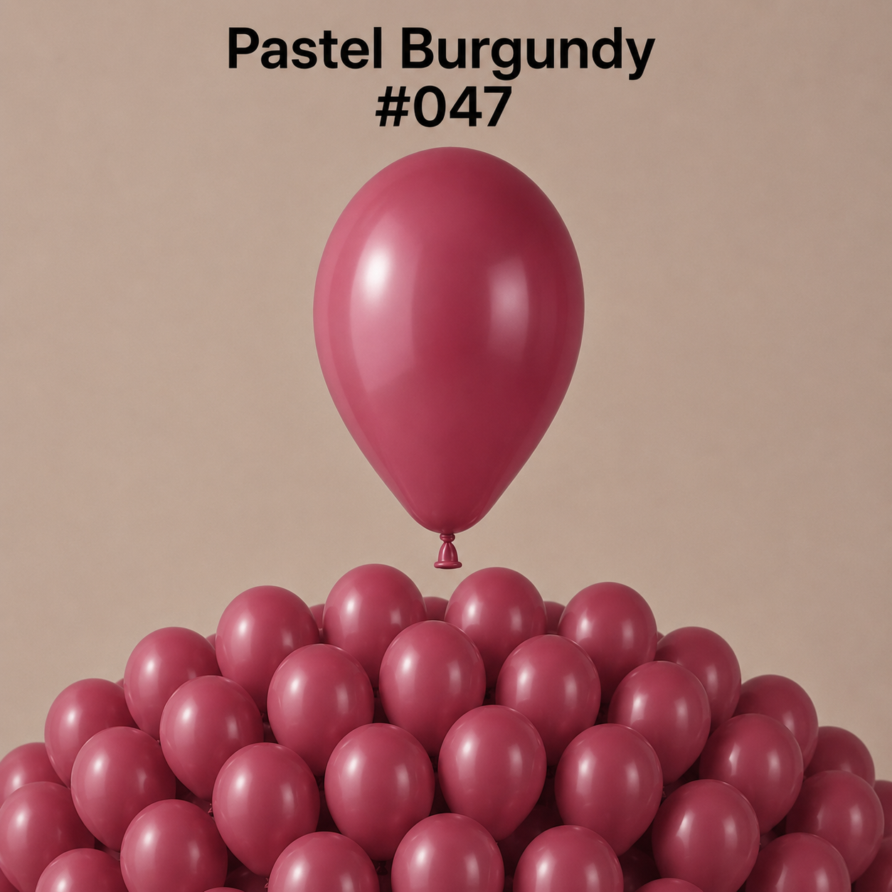 Gemar Latexballon A50 5"/13cm #047 Pastel Burgundy