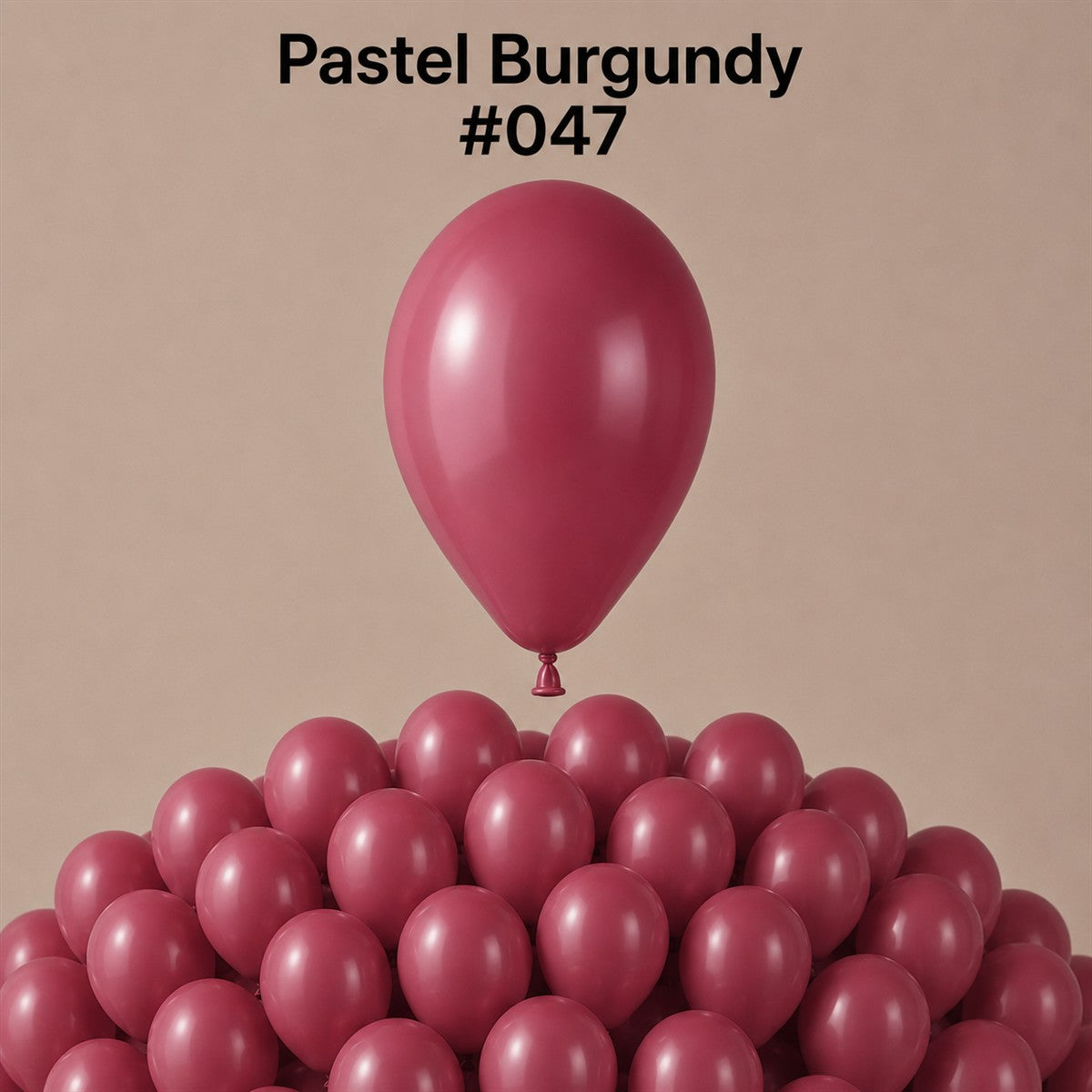 Gemar Latexballon A50 5"/13cm #047 Pastel Burgundy