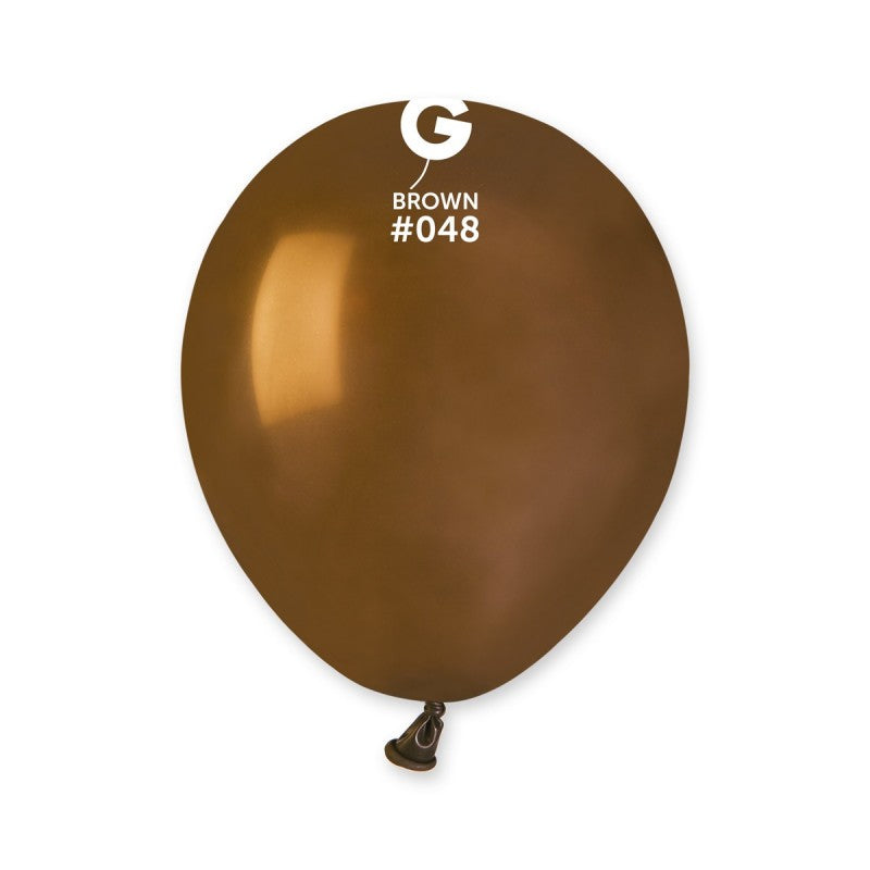100x Latexballon A50 5"/13cm #048 Pastel Brown