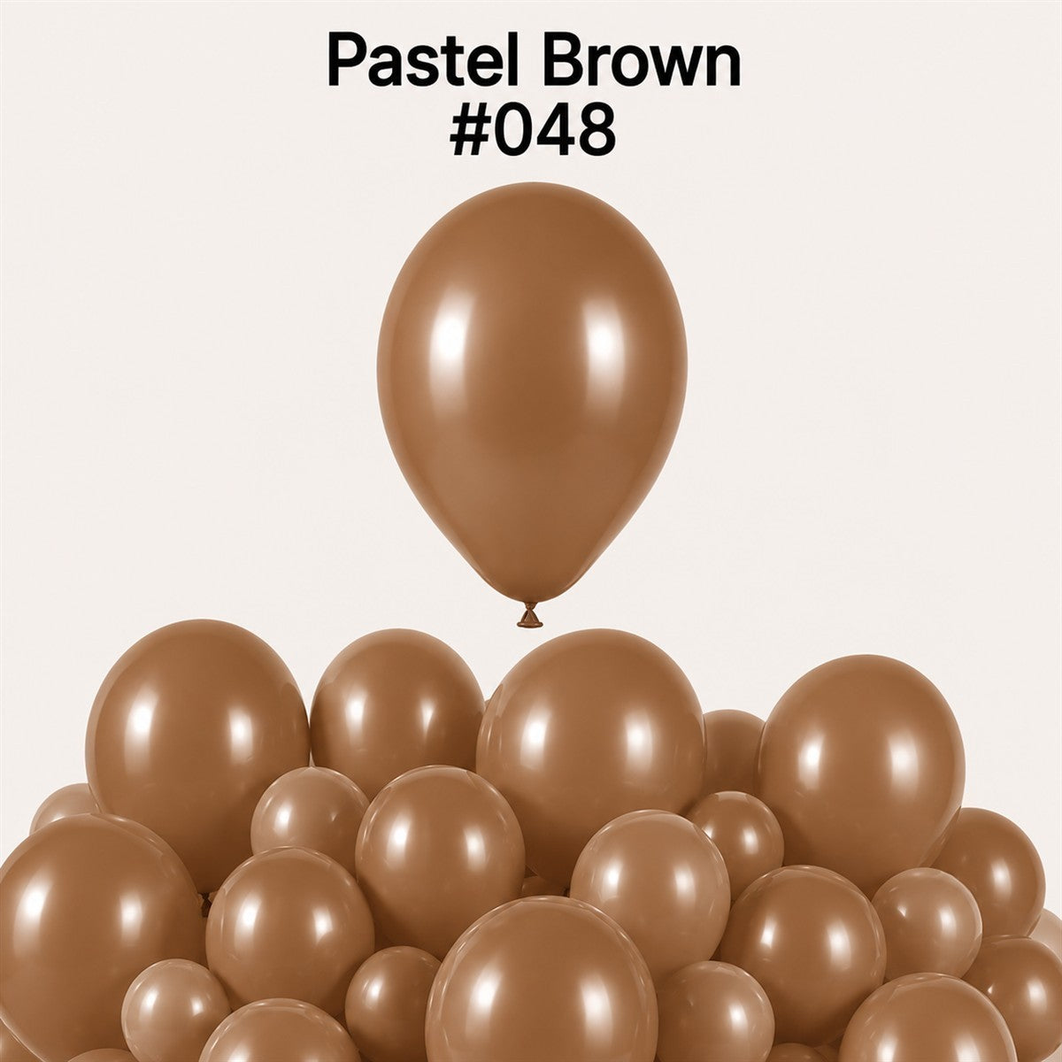 Gemar Latexballon G110 12"/30cm #048 Pastel Brown