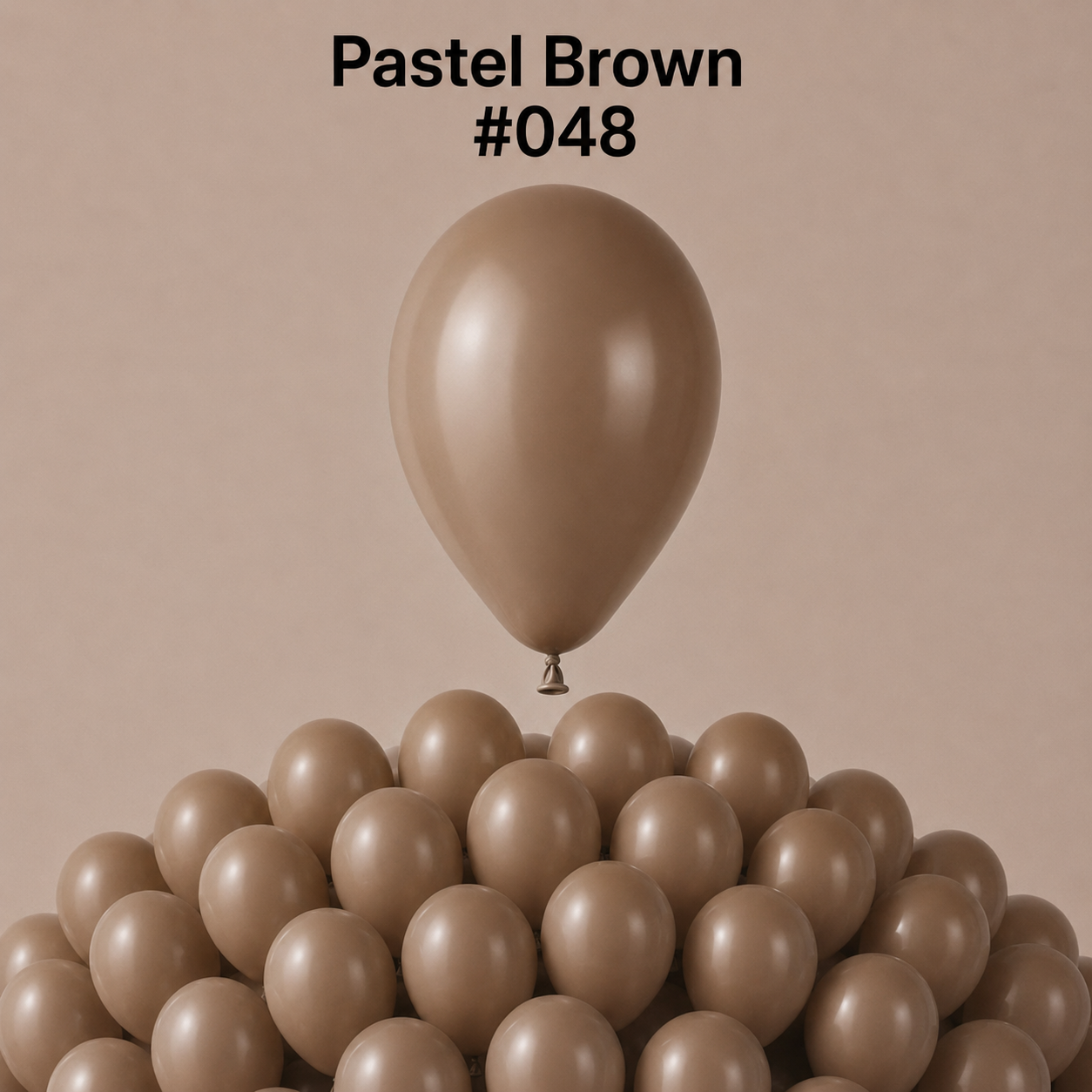 Gemar Latexballon A50 5"/13cm #048 Pastel Brown