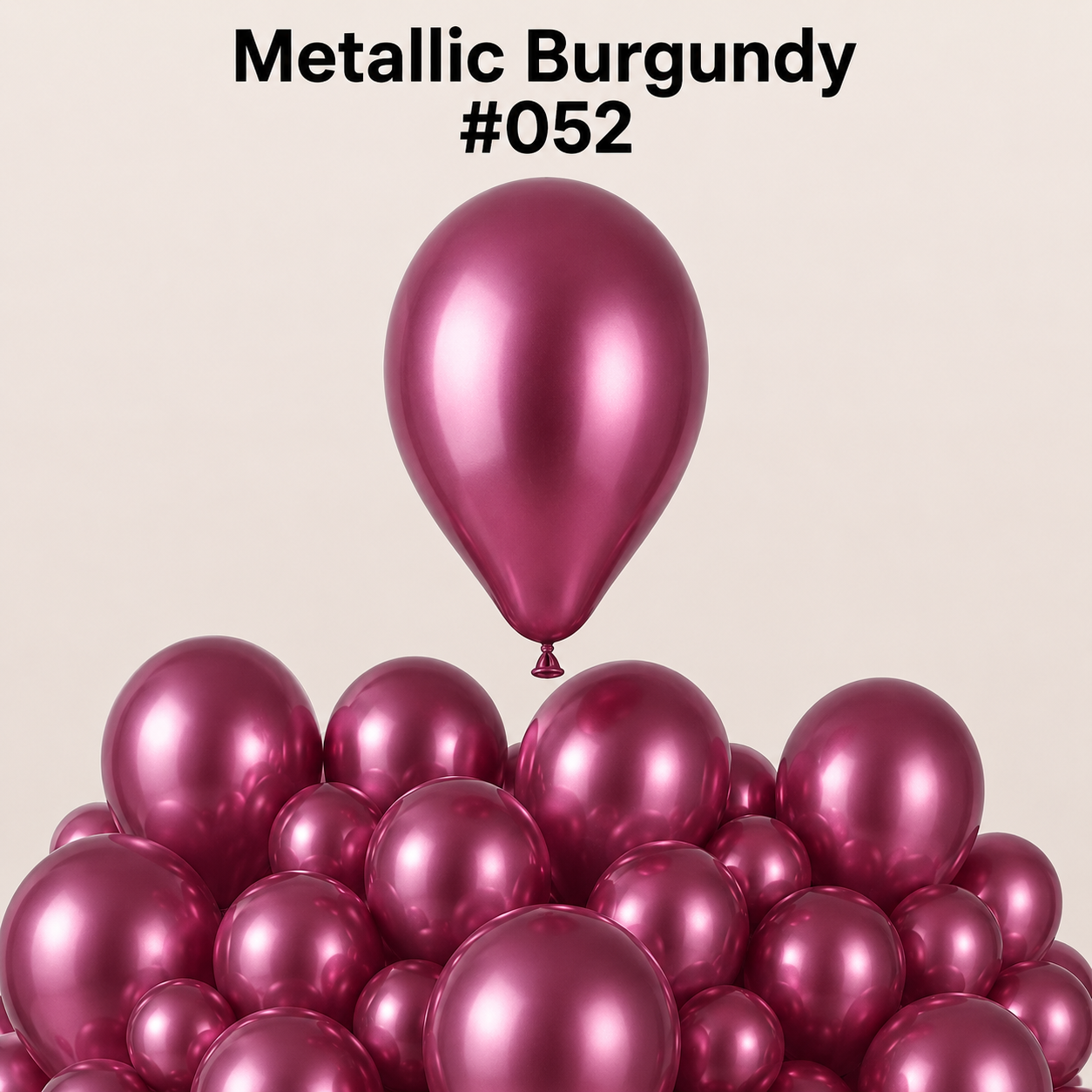 Gemar Latexballon G110 12"/30cm #052 Metallic Burgundy
