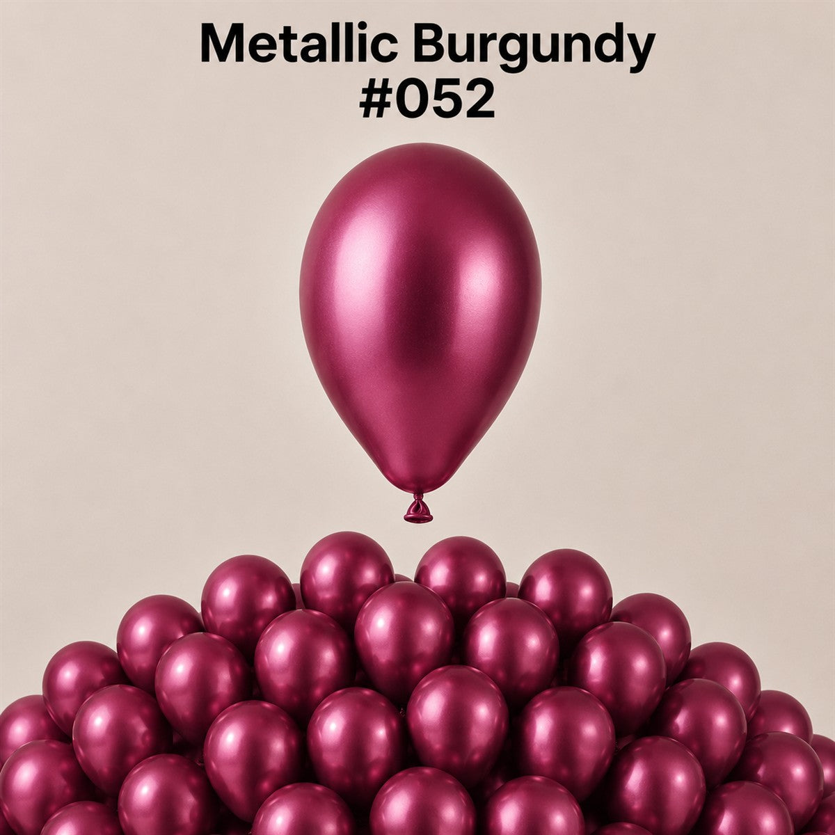 Gemar Latexballon A50 5"/13cm #052 Metallic Burgundy