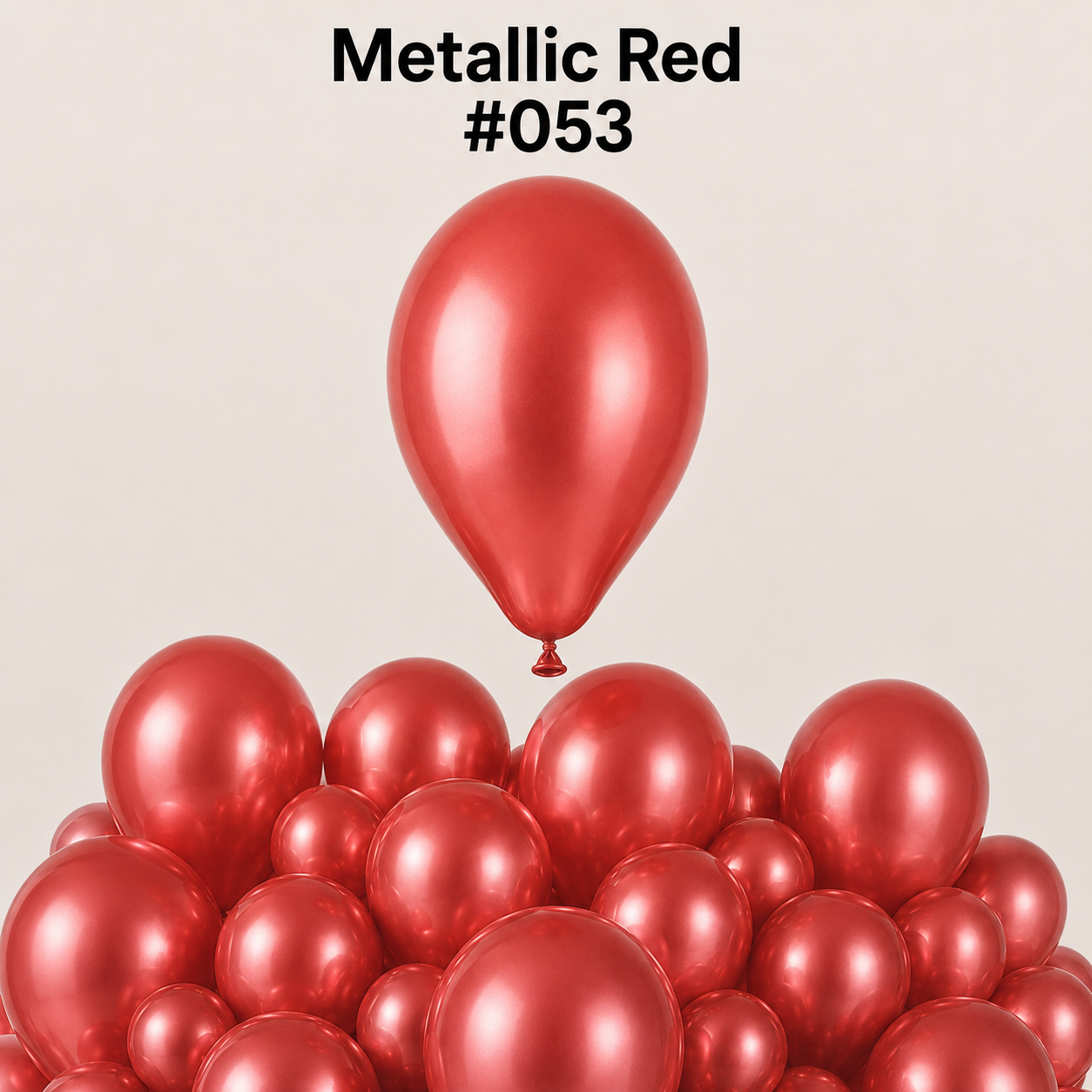 Gemar Latexballon G110 12"/30cm #053 Metallic Red