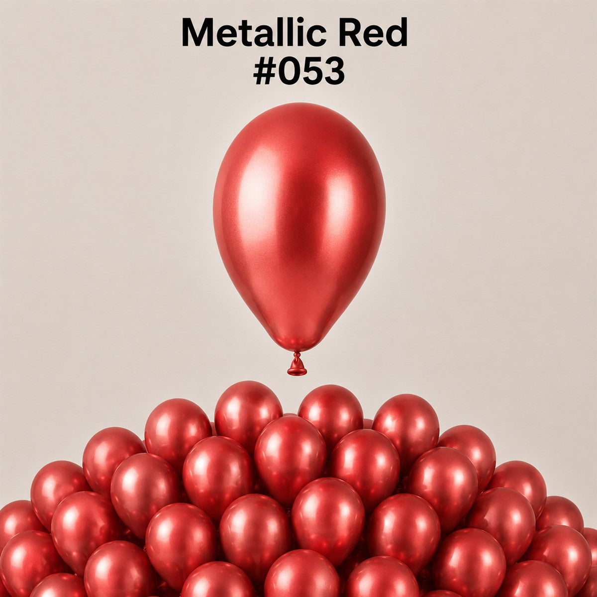 Gemar Latexballon A50 5"/13cm #053 Metallic Red
