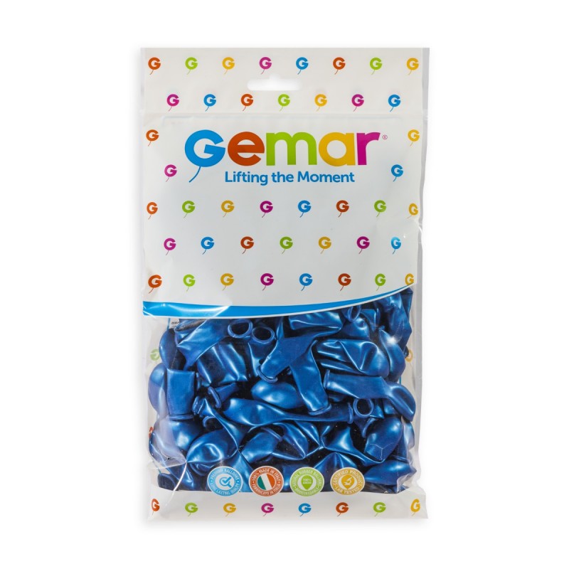 Gemar Latexballon A50 5"/13cm #054 Metallic Ocean Blue