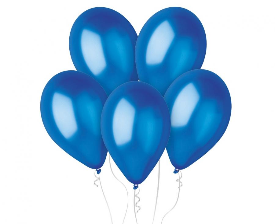100x Latexballon 12"/30cm #054 Metallic Ocean Blue