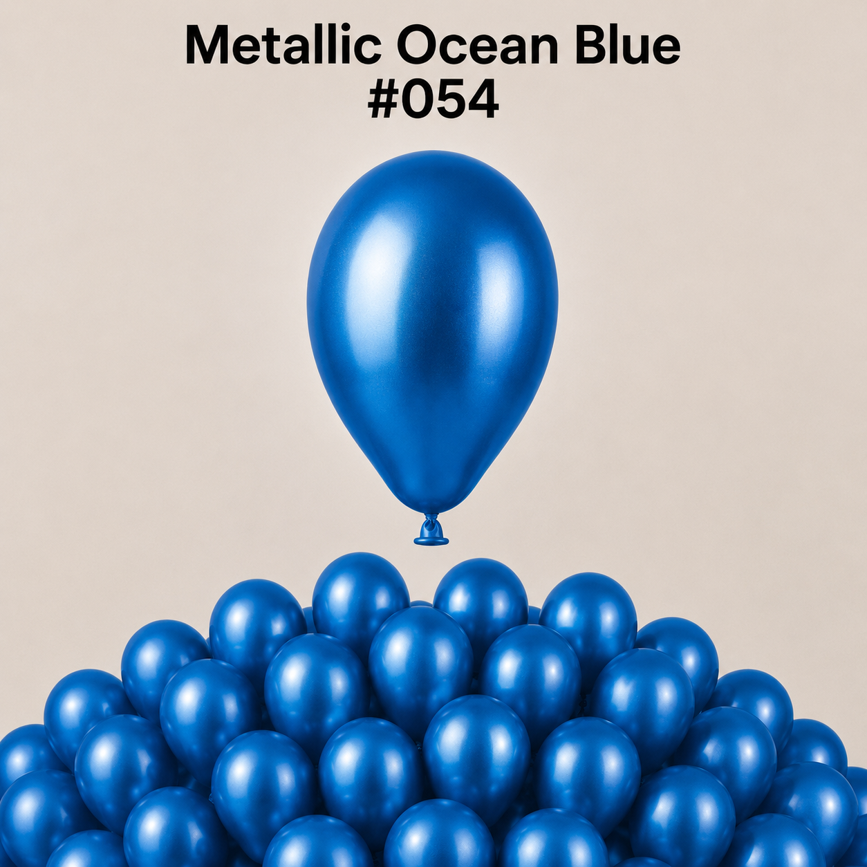 Gemar Latexballon A50 5"/13cm #054 Metallic Ocean Blue