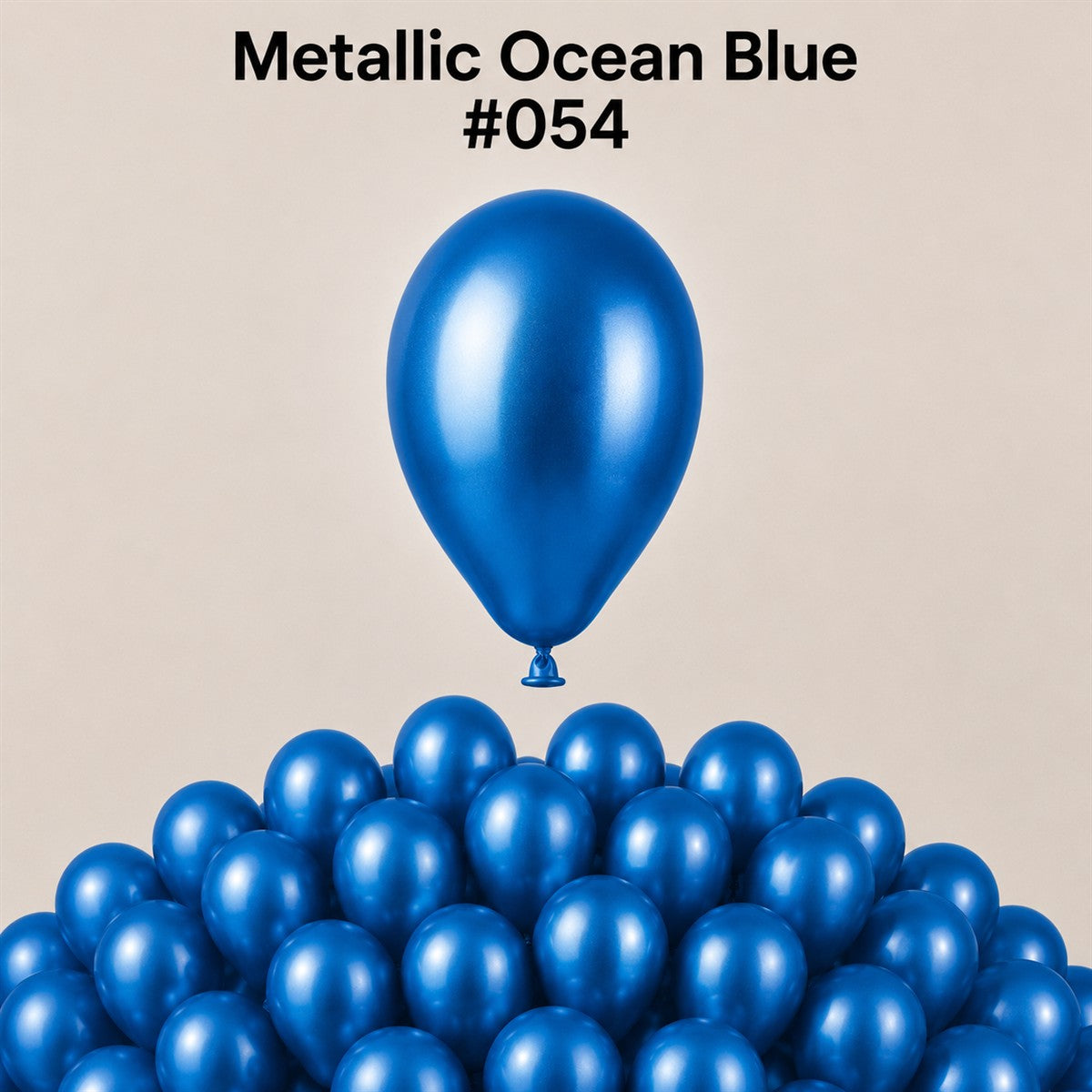 Gemar Latexballon A50 5"/13cm #054 Metallic Ocean Blue