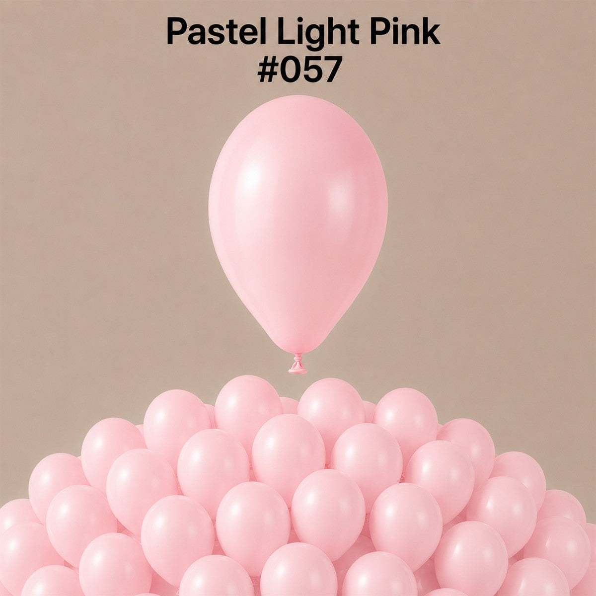 Gemar Latexballon A50 5"/13cm #057 Pastel Light Pink