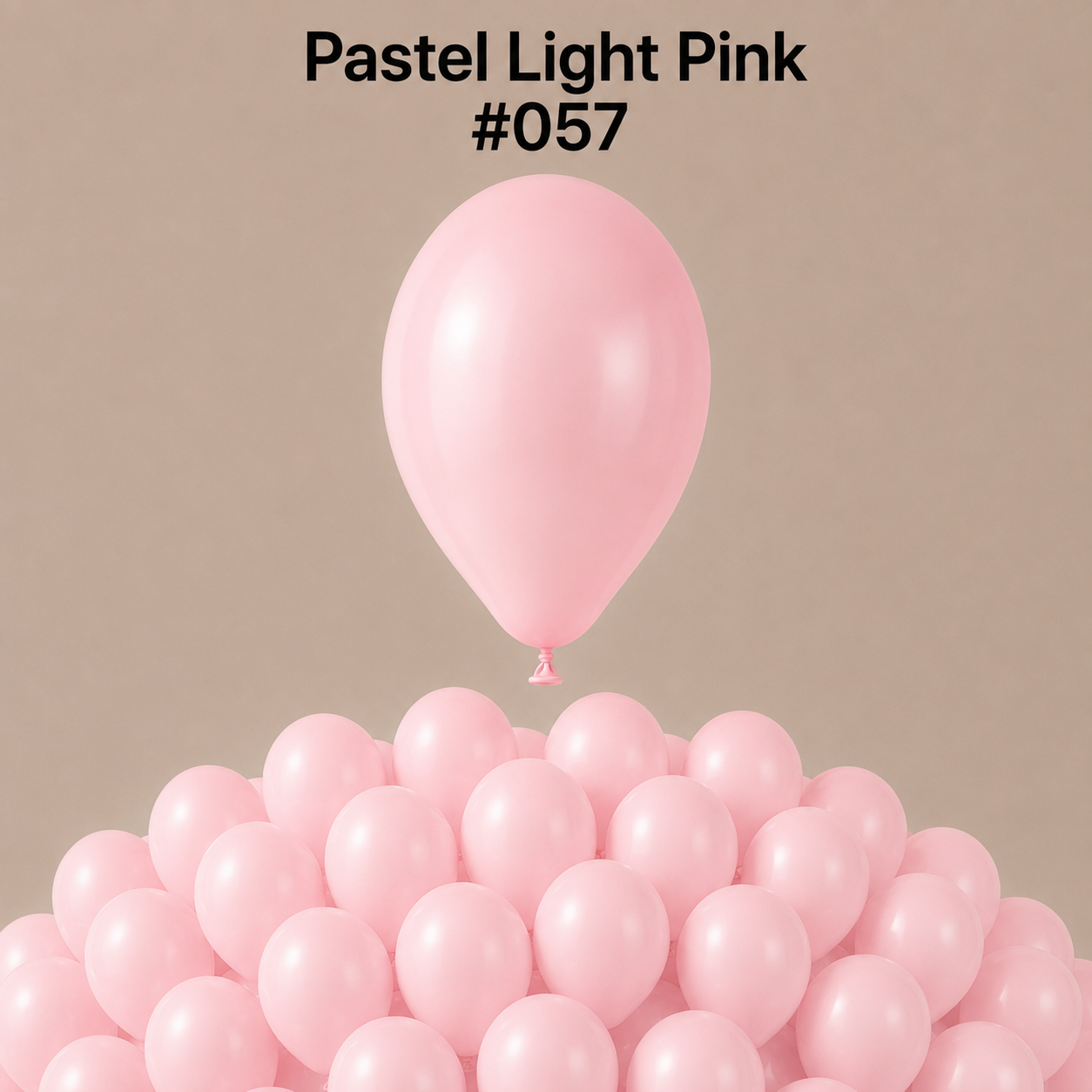Gemar Latexballon A50 5"/13cm #057 Pastel Light Pink