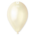 Latexballon G110 12"/30cm #058 Metallic Ivory