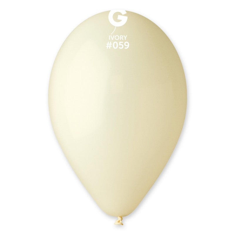 Latexballon G110 12"/30cm #059 Pastel Ivory Macaron