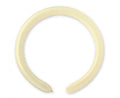100x Modellierballon D4 (260) 5cm DM #059 Pastel Ivory Macaron