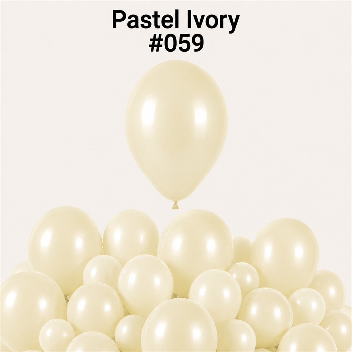 Gemar Latexballon G110 12"/30cm #059 Pastel Ivory
