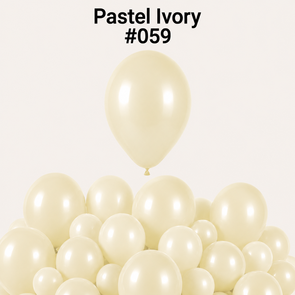 Gemar Latexballon G110 12"/30cm #059 Pastel Ivory
