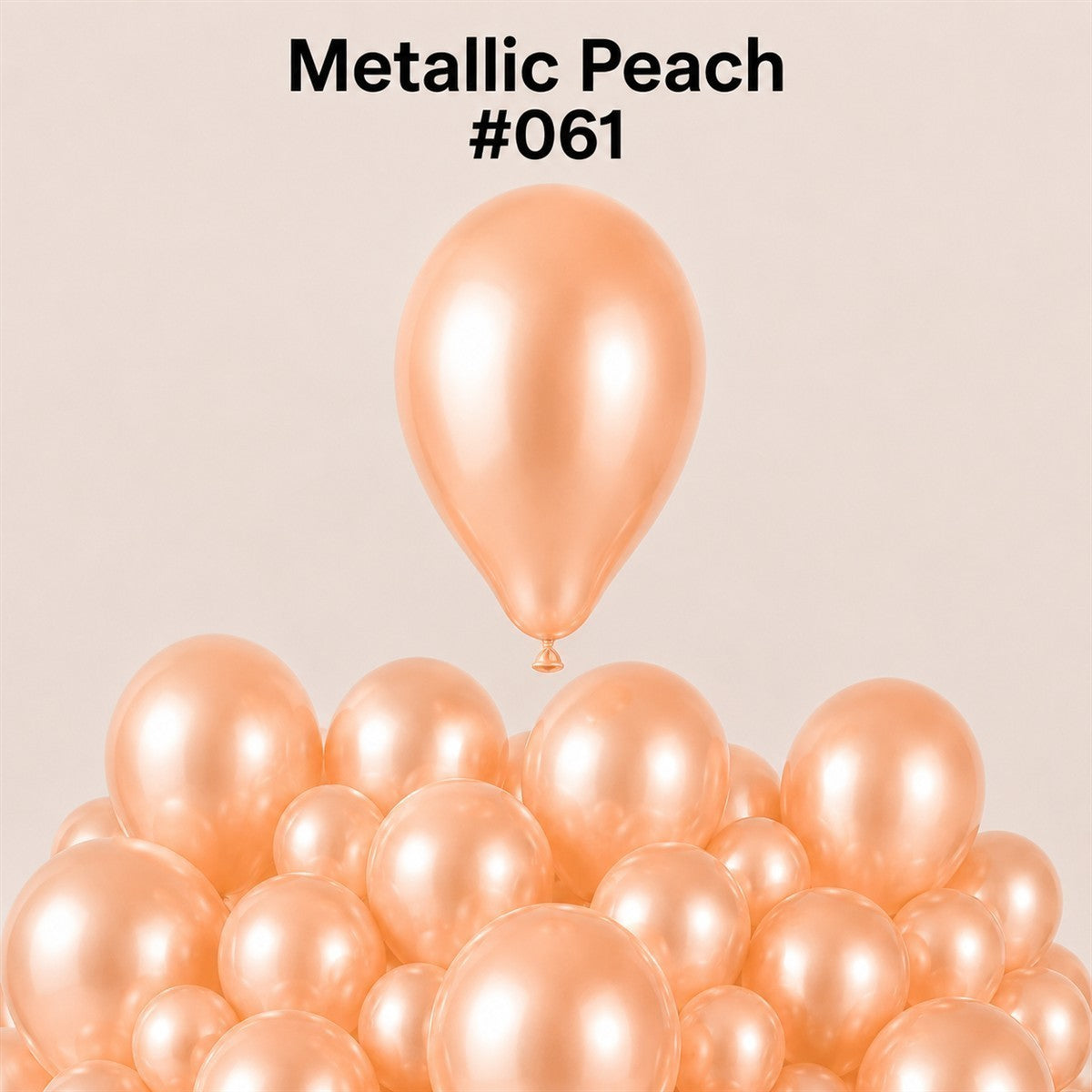 Gemar Latexballon G110 12"/30cm #061 Metallic Peach