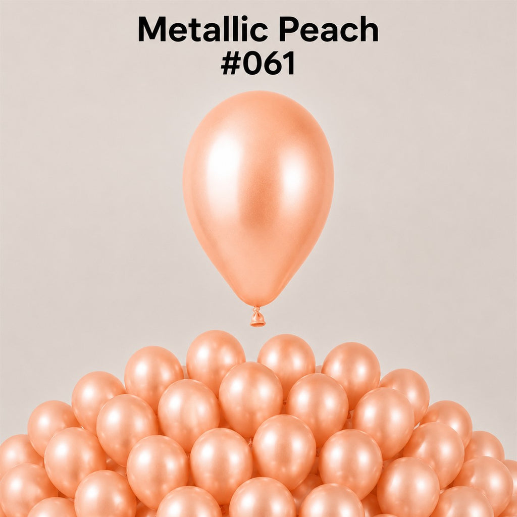 Gemar Latexballon A50 5"/13cm #061 Metallic Peach