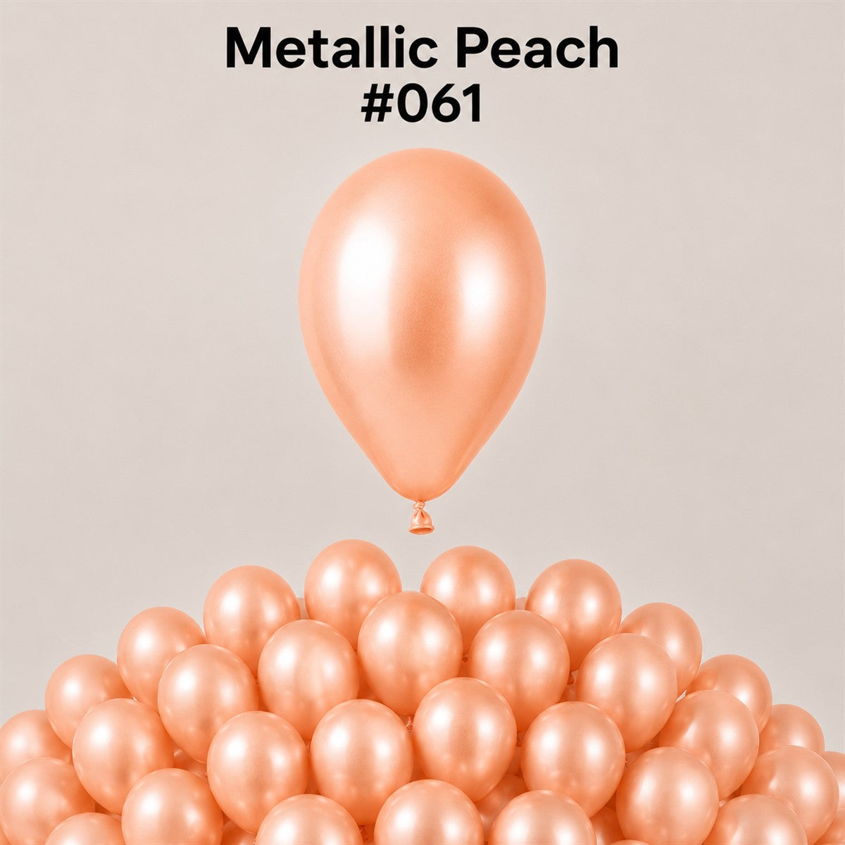 Gemar Latexballon A50 5"/13cm #061 Metallic Peach