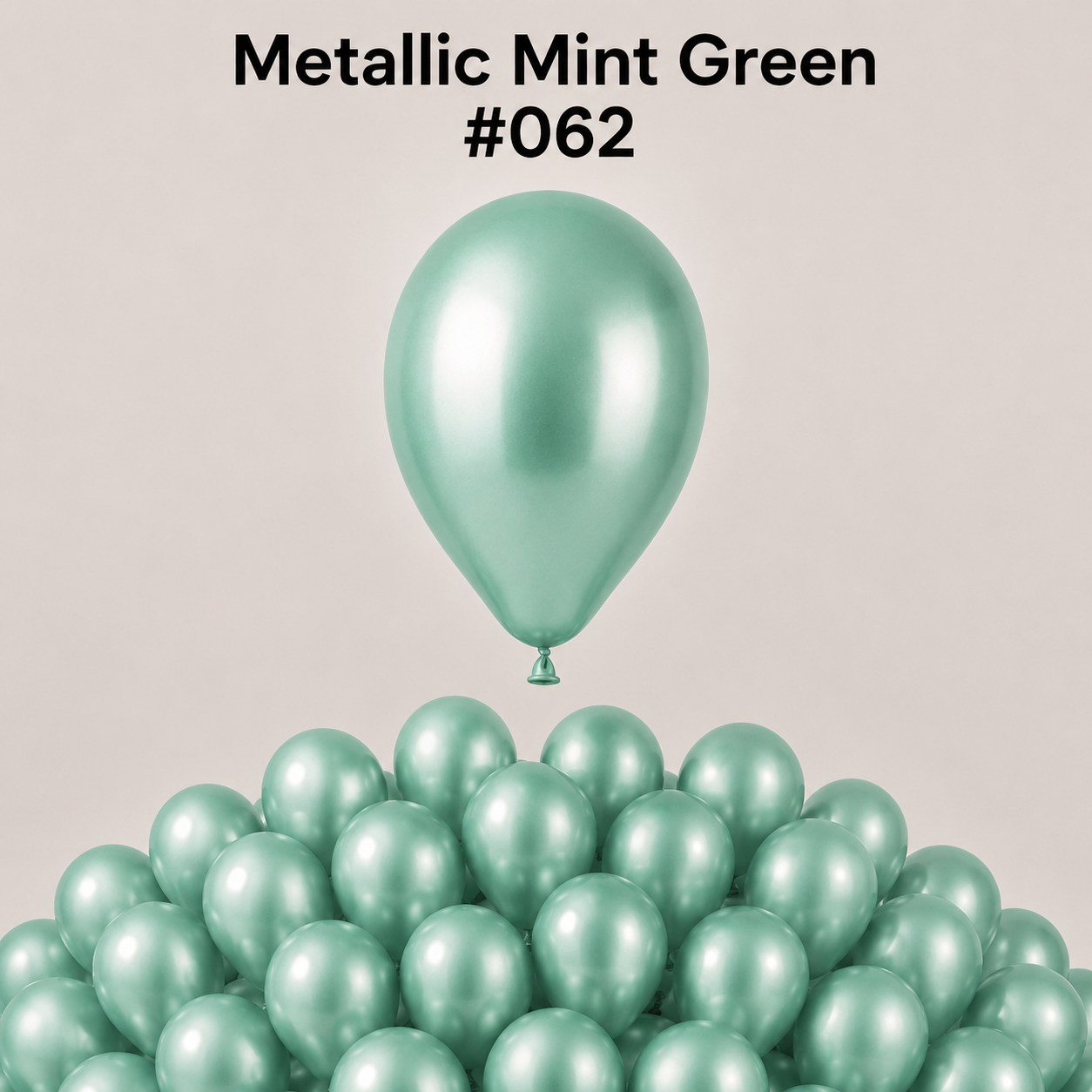 Gemar Latexballon A50 5"/13cm #062 Metallic Mint Green