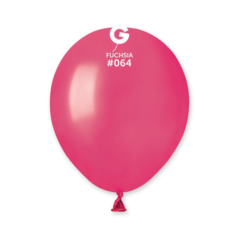 100x Latexballon A50 5"/13cm #064 Metallic Dark Pink
