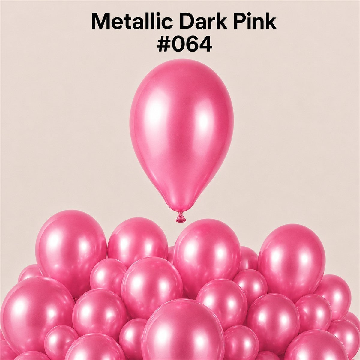 Gemar Latexballon G110 12"/30cm #064 Metallic Dark Pink