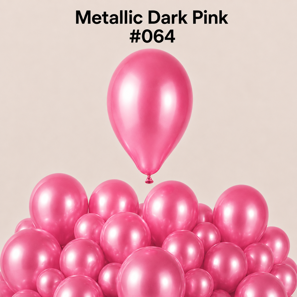 Gemar Latexballon G110 12"/30cm #064 Metallic Dark Pink