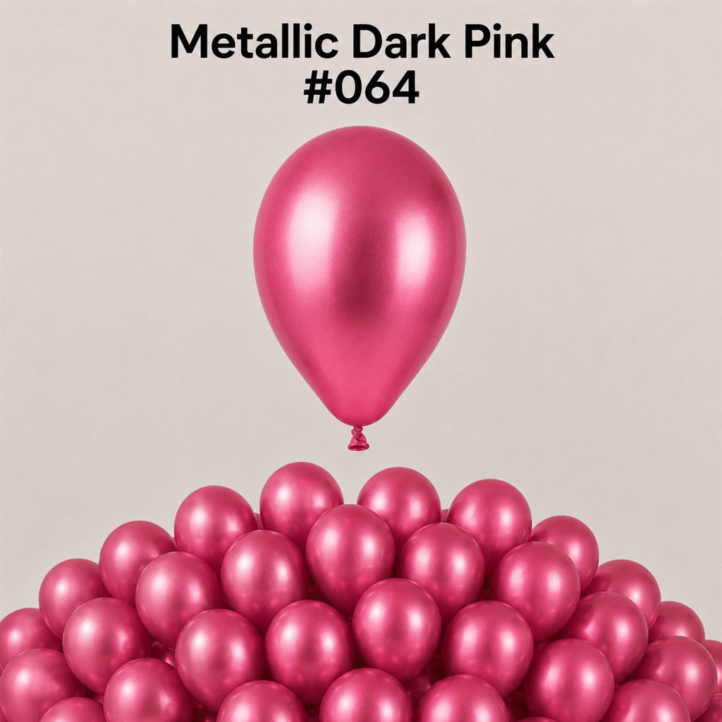 Gemar Latexballon A50 5"/13cm #064 Metallic Dark Pink